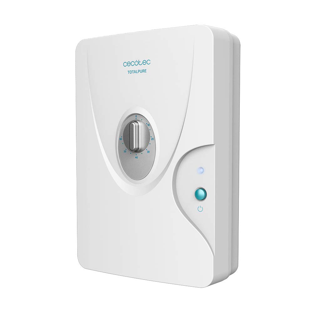 ژنراتور ازن سکوتک اسپانیا Cecotec TotalPure 5000 Max Ozone. ۴۰۰ میلی‌گرم در ساعت، تصفیه‌کننده هوا با فرآیند فیلتر سه‌گانه، مساحت مؤثر ۳۰ متر مربع (۳۰۰۰ ازن)