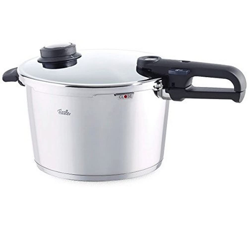 زودپز فیسلر آلمان Fissler Vitavit Premium (8 لیتر، Ø 26 سانتی متر) اجاق گاز فشاری استیل ضد زنگ، 2 سطح پخت - القایی
