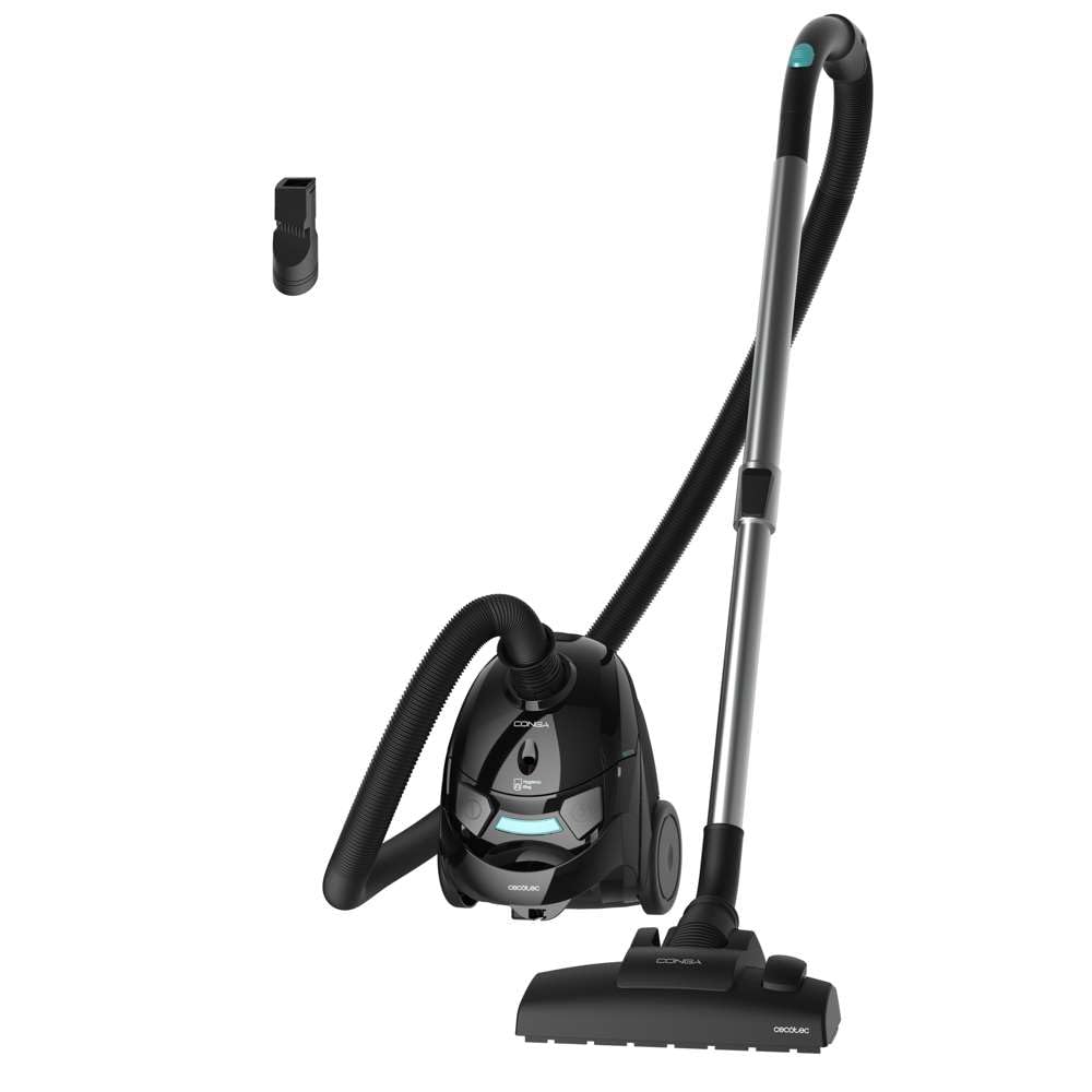 جارو برقی سکوتک اسپانیا Cecotec Conga Powerbag 2000 با کیسه ۲ لیتری. ۸۰۰ وات، فیلتراسیون با راندمان بالا، لوله تلسکوپی فلزی، شامل لوازم جانبی برای مبلمان و گوشه‌ها