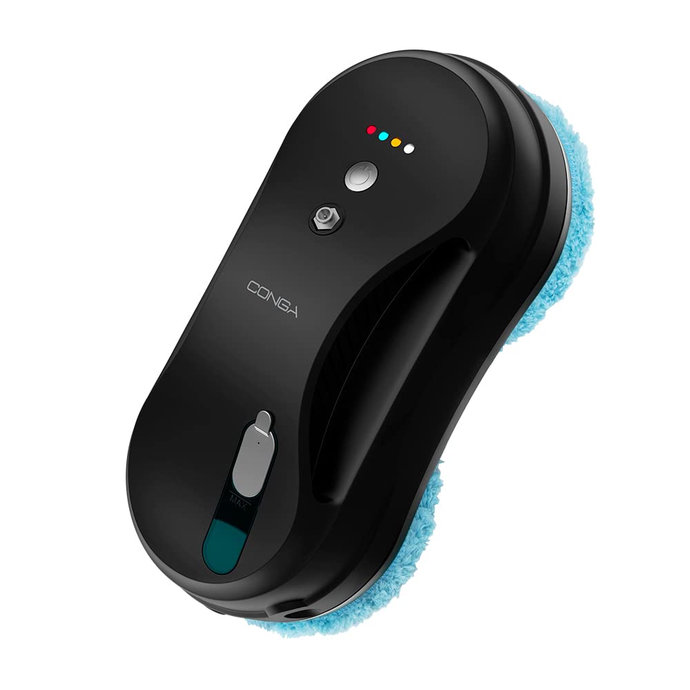 ربات شستشوی پنجره Cecotec Conga Windroid 880 Spray Water متصل است. عملکرد 3 در 1: اسپری، تمیز و خشک، APP، اسپری مایع داخلی، 4 برنامه، عملکرد و مسیر کنترل