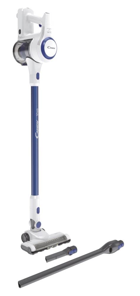 جارو شارژی هوور آمریکا Hoover Viva CVIVA15 011، جارو برقی جارویی چند منظوره، آبی/سفید