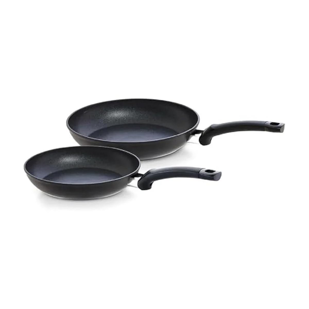 ماهیتابه فیسلر با روکش Fissler Adamant Classic/Tan-Set 2 تکه (24 + 28 سانتی متر)، ماهیتابه نچسب - القایی، آنتراسیت