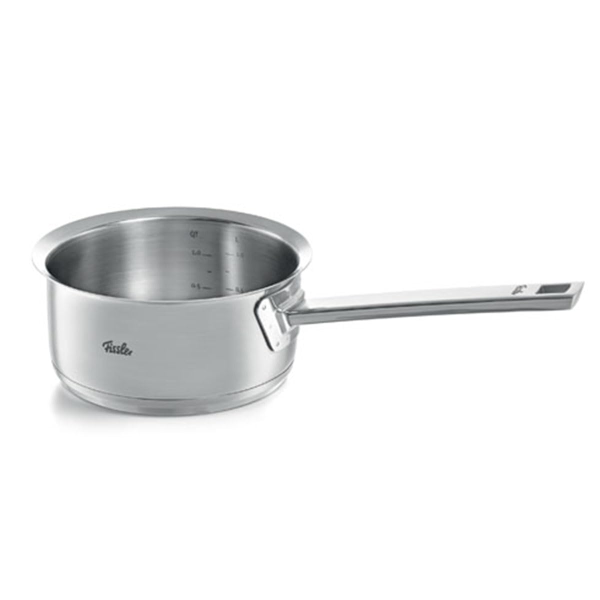 قابلمه شیر جوش فیسلر Fissler Original-Profi Collection / قابلمه استیل ضد زنگ (Ø 16 سانتی متر، 1.4 لیتر) شیر کوچک، پوسته پوسته شدن داخلی – القایی، نقره ای
