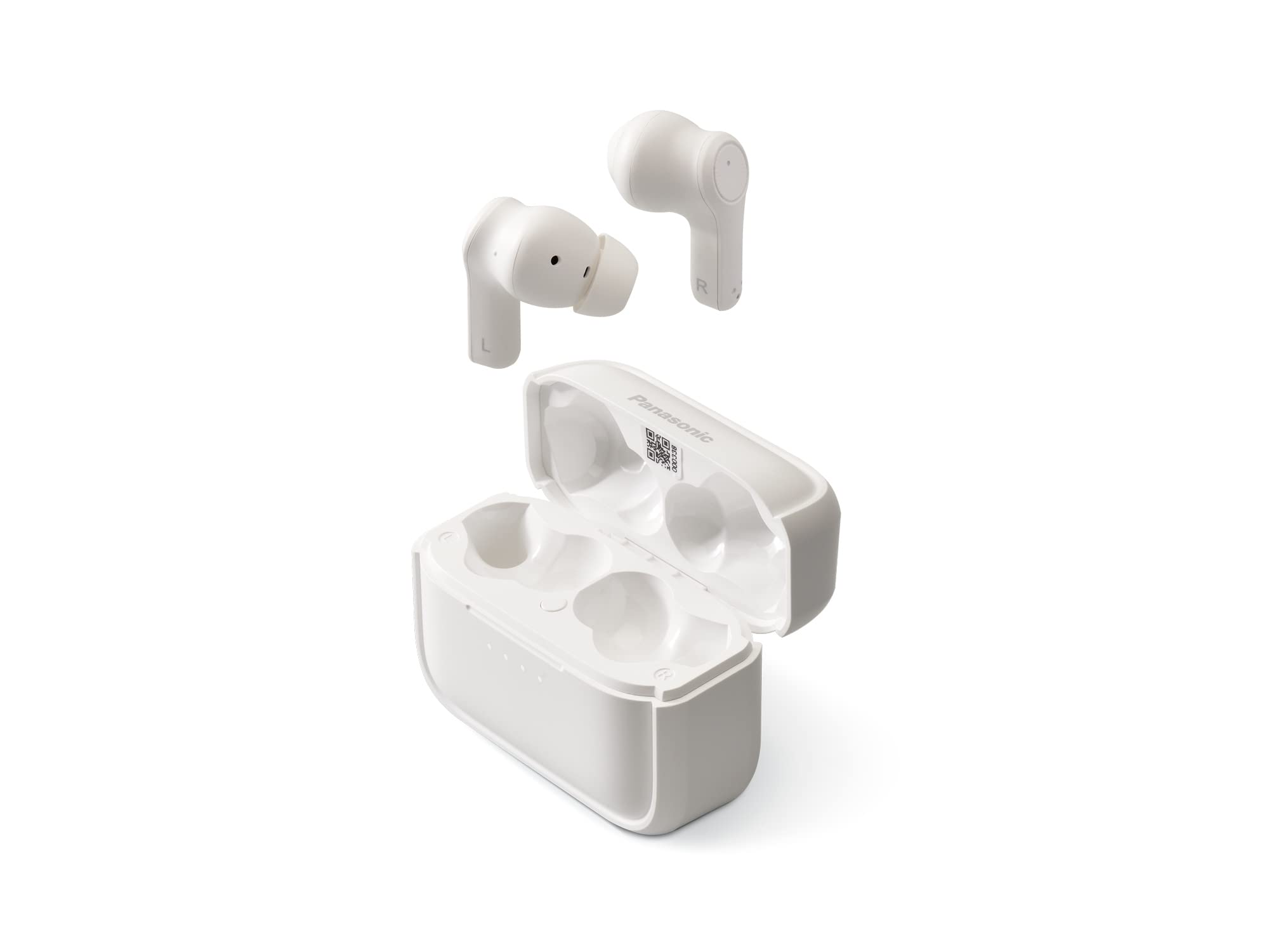 هدفون بی‌سیم داخل گوشی پاناسونیک RZ-B210-W - بلوتوث، کنترل لمسی، کنترل صوتی، بی‌سیم، ورزشی و خانگی، سفید B210 سفید