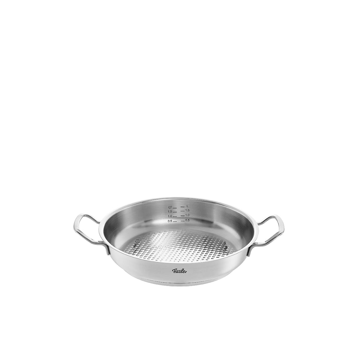 ماهیتابه ووک فیسلر Fissler Original-Profi Collection / تابه سرو فولادی ضد زنگ (Ø 28 سانتی متر، 3.0 لیتر) سرخ کن گرد، لبه بلند، بدون روکش - القایی