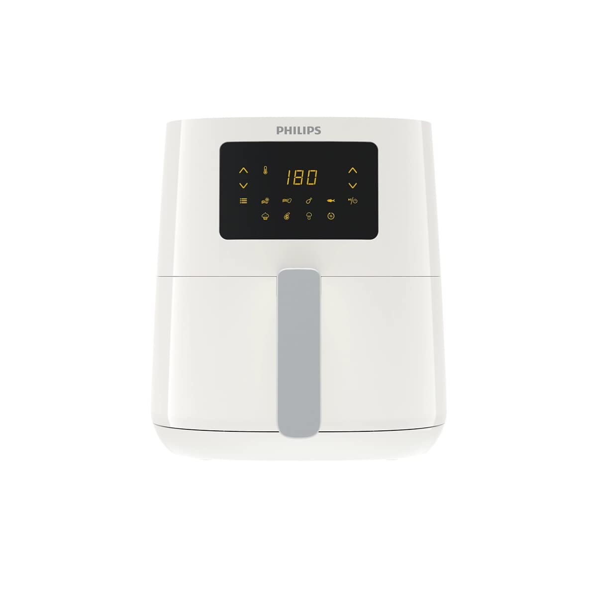 سرخ کن هوای گرم فیلیپس هلند Philips Airfryer Essentiale Compact Digital HD9252/00، Ölfreies Frittyer، 0.8 کیلوگرم، فناوری هوای سریع، 7 پیش نشست، Weiß