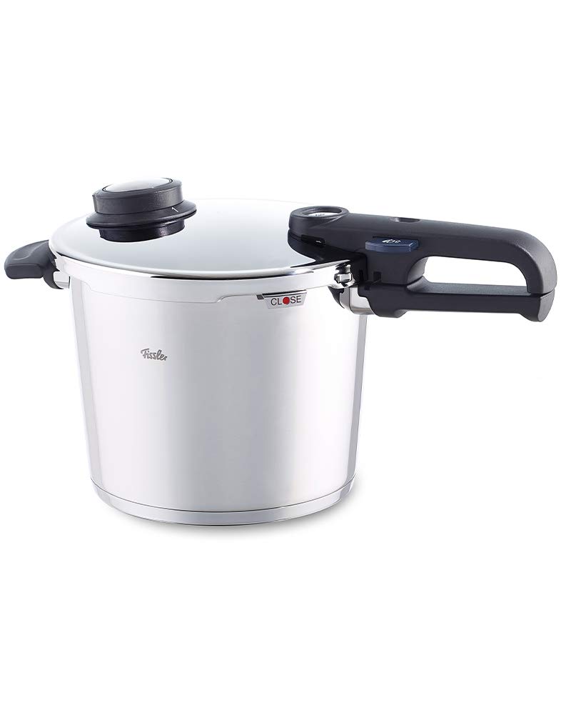 زودپز فیسلر آلمان Fissler Vitavit Premium (6 لیتر، Ø 22 سانتی متر) اجاق گاز فشاری استیل ضد زنگ، 2 سطح پخت - القایی