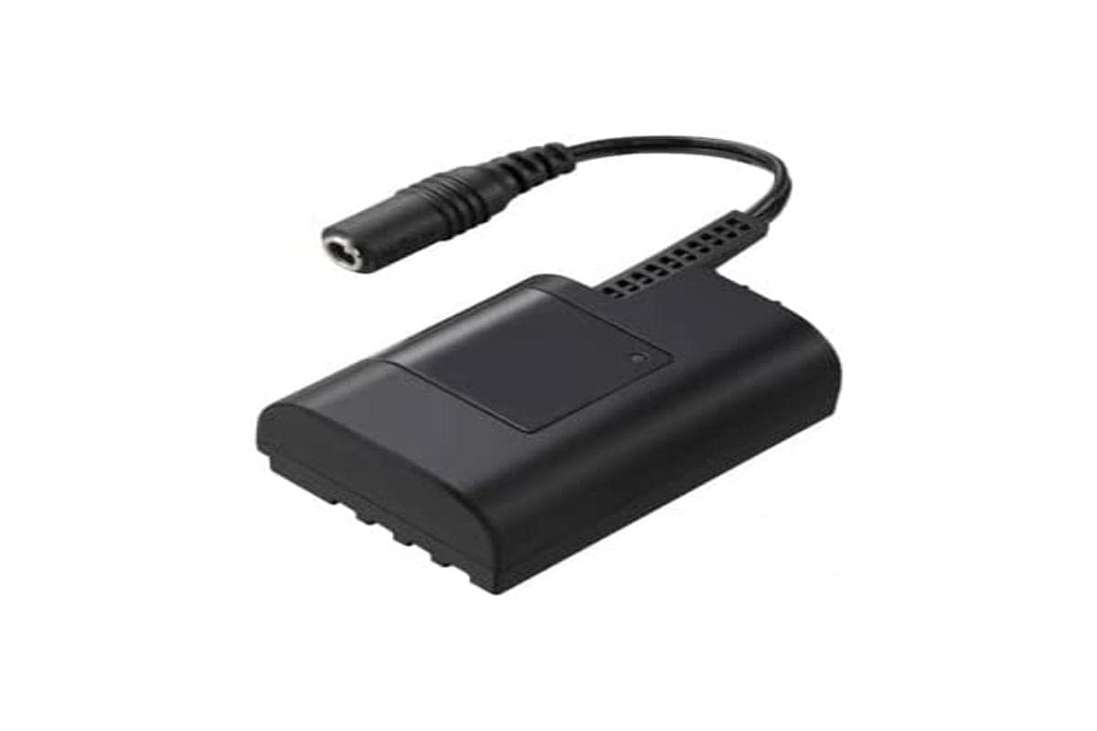 کوپلر AC پاناسونیک LUMIX DMW-DCC12GU، اتصال مستقیم به برق، سازگار با دوربین‌های هیبریدی LUMIX Micro Four Thirds GH5M2، GH5، GH5S و G9، مشکی