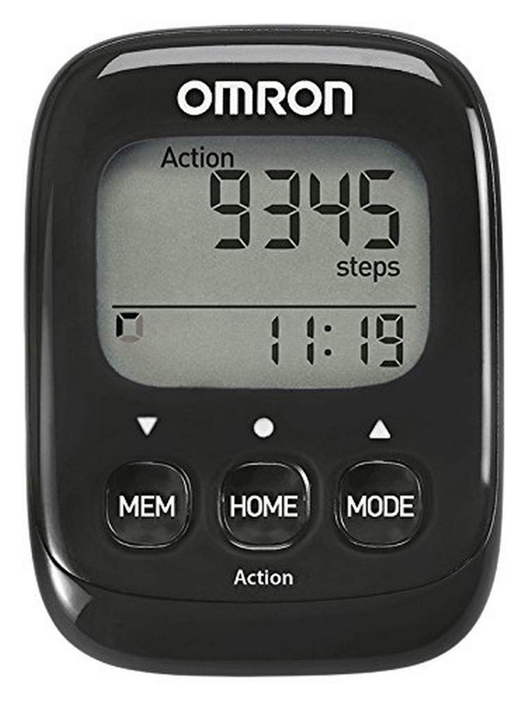گام شمار امرون ژاپن Omron Walking Style IV، سنسور سه بعدی برای اندازه گیری دقیق، اندازه گیری گام های هوازی، مسافت، کالری سوزانده شده