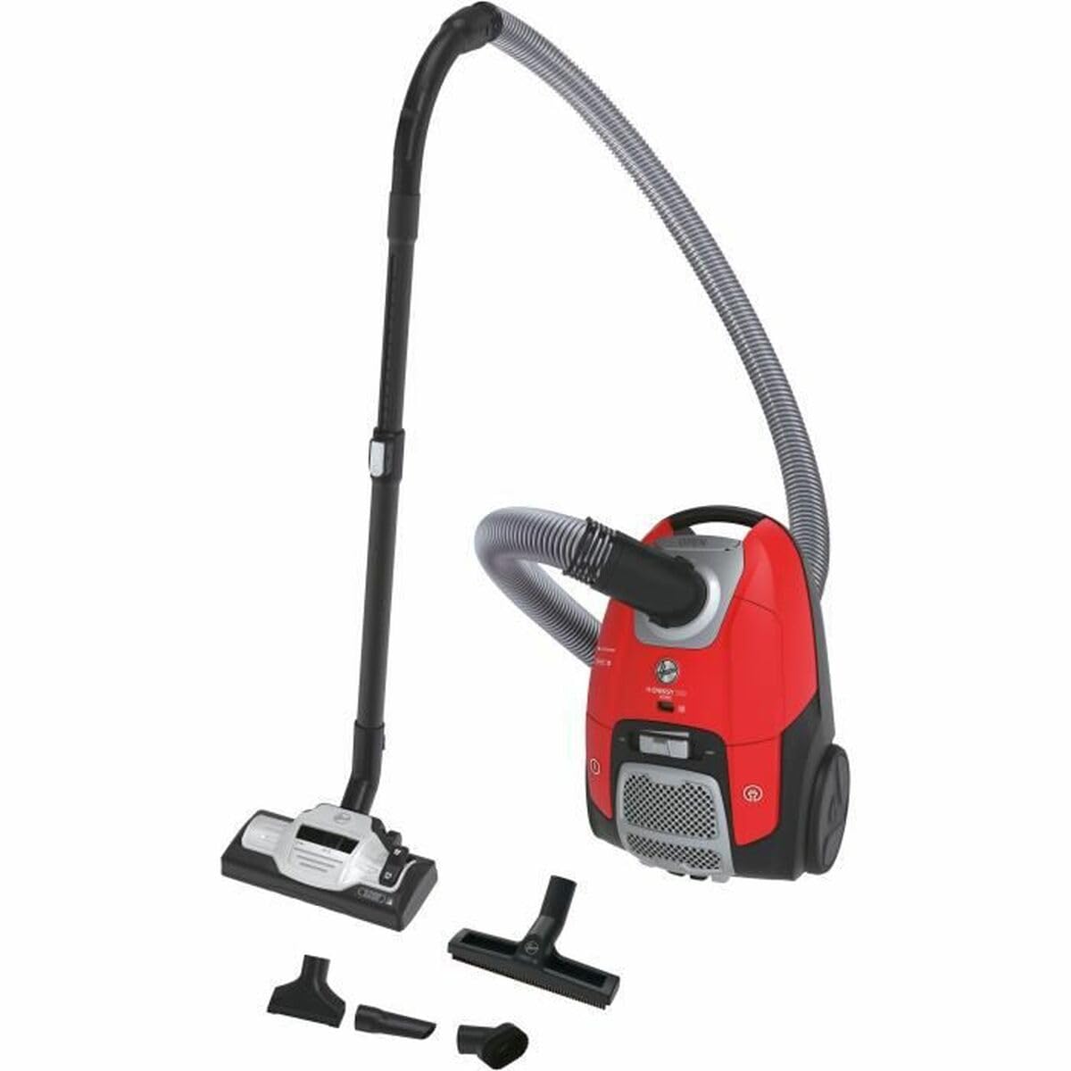 جارو برقی هوور آمریکا Hoover HE510HM  کیسه 3.5 لیتری – جارو برقی بی صدا (69 dBA) با سیستم دفع اتوماتیک کیسه – جارو برقی با فیلتر EPA – نسخه خانگی + نازل پارکت