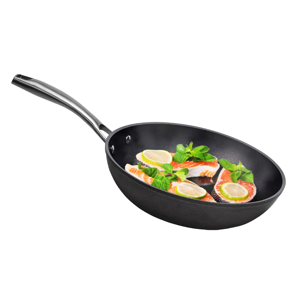 ماهیتابه سکوتک اسپانیا Cecotec Polka Fantasy 24 Bucket، قطر 24 سانتی‌متر، آلومینیوم فورج شده، روکش نچسب Whitford Eterna، بدون PFOA، دسته استیل ضد زنگ، مناسب برای پخت القایی