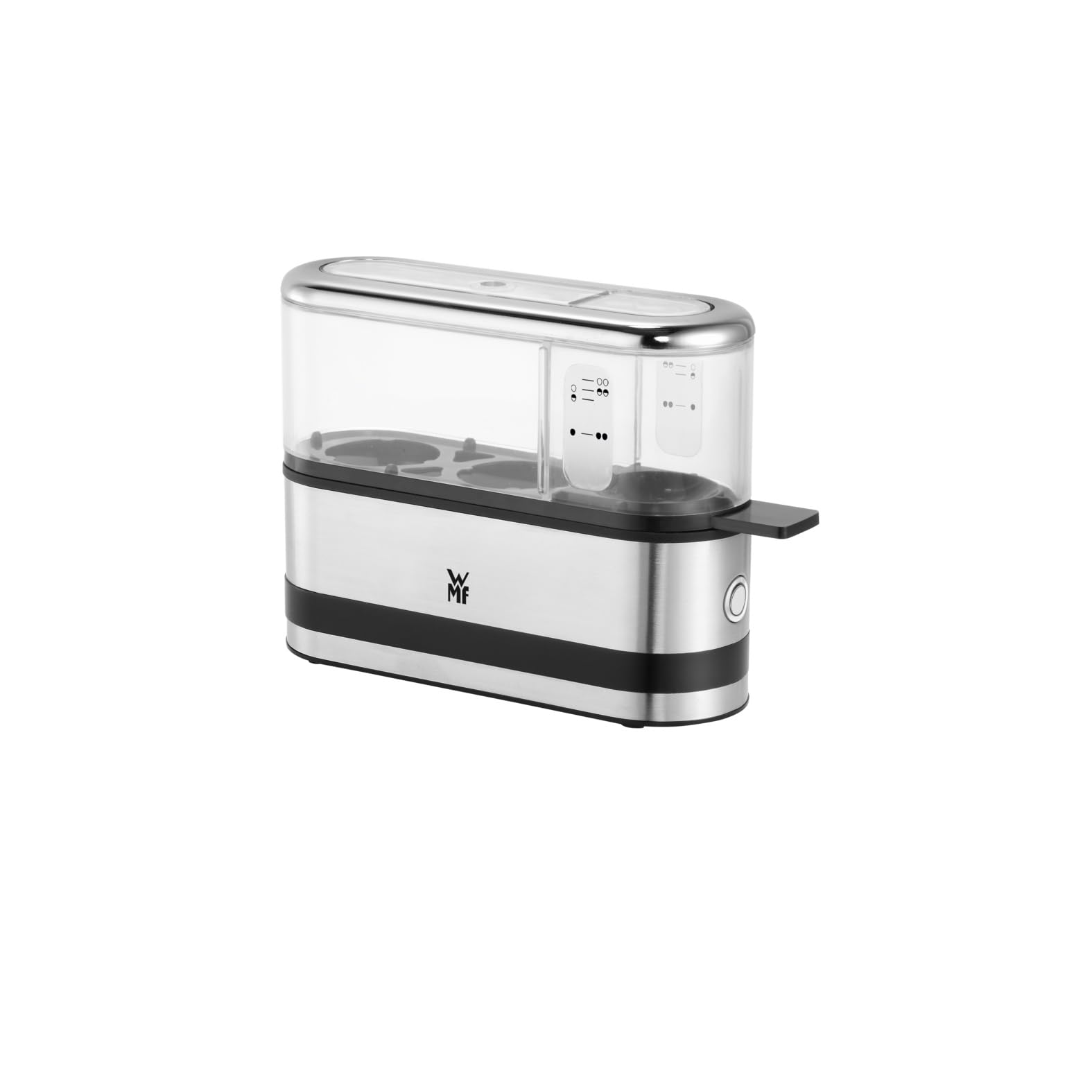 تخم مرغ پز مینی وی ام اف آلمان WMF KÜCHENminis 2-Eier-Kocher دو تخم مرغ با سوراخ کن تخم مرغ تریتان بدون BPA، 250 وات