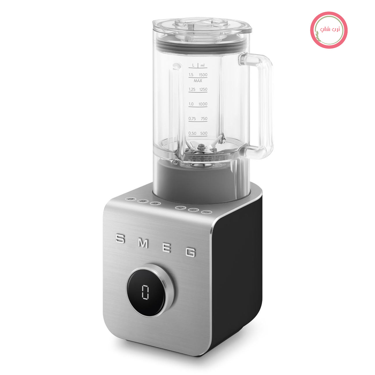 مخلوط کن SMEG مدل BLC01BLMEU با عملکرد بالا، ۵ برنامه از پیش تعیین شده، ۹ تنظیم سرعت دستی، عملکرد مکث و پالس، بدنه پلاستیکی، پایه ضد لغزش، ۱۴۰۰ وات، مشکی، ابعاد ۵۱ سانتی‌متر در ۳۲ سانتی‌متر در ۲۹ سانتی‌متر، روکش مشکی