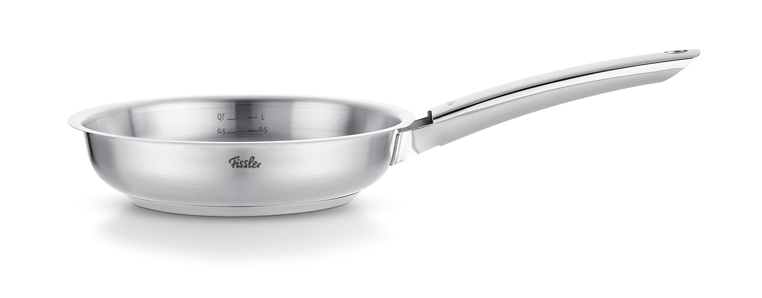ماهیتابه فیسلر آلمان Fissler Pure Collection / تابه استیل ضد زنگ (Ø 20 سانتی متر) قابلمه بدون روکش، جرم گیری داخلی، 10 سال ضمانت القایی