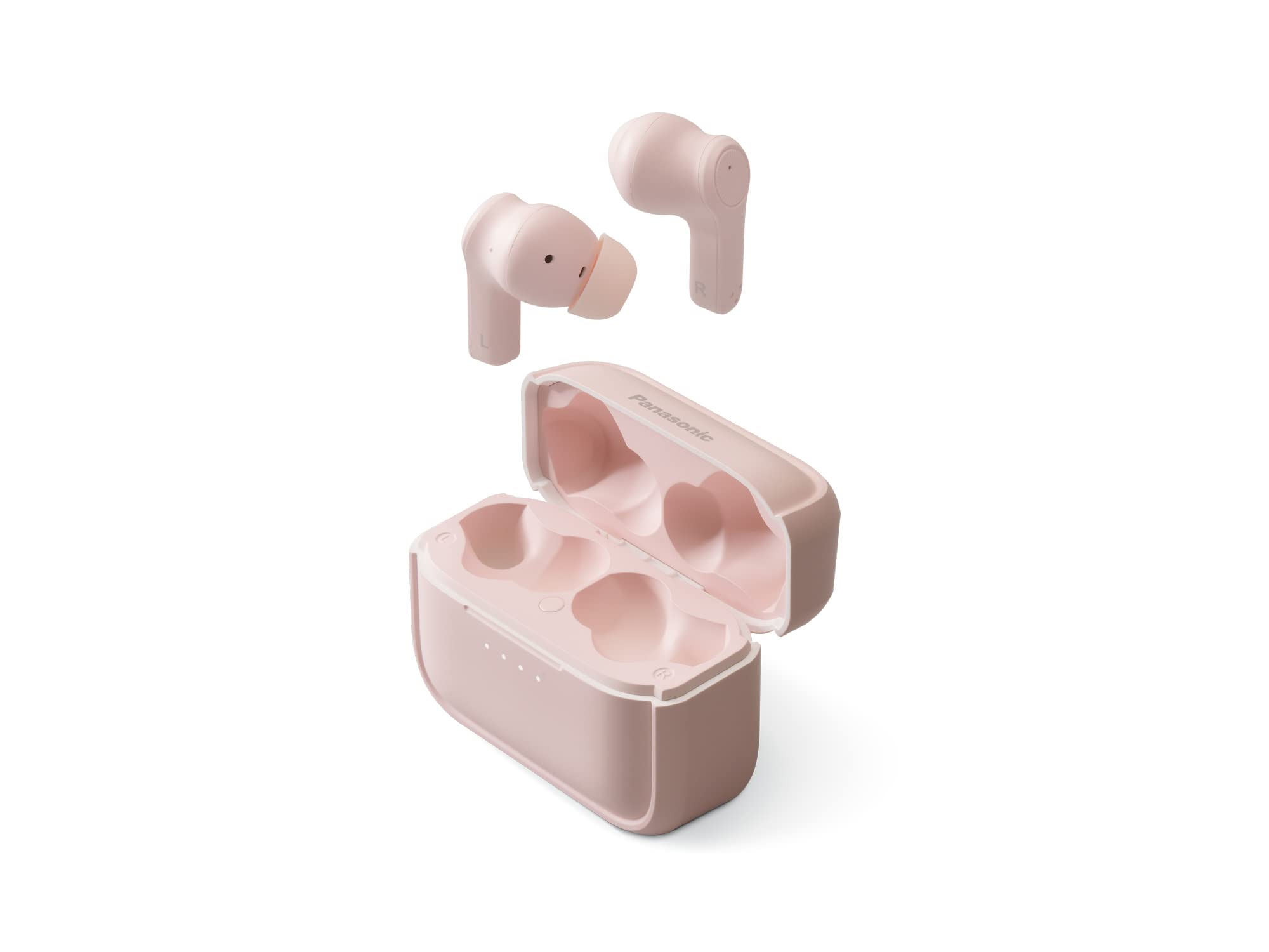 هدفون بی‌سیم داخل گوشی پاناسونیک RZ-B210-P - بلوتوث، کنترل لمسی، کنترل صوتی، بی‌سیم، ورزشی و خانگی، صورتی B210 صورتی