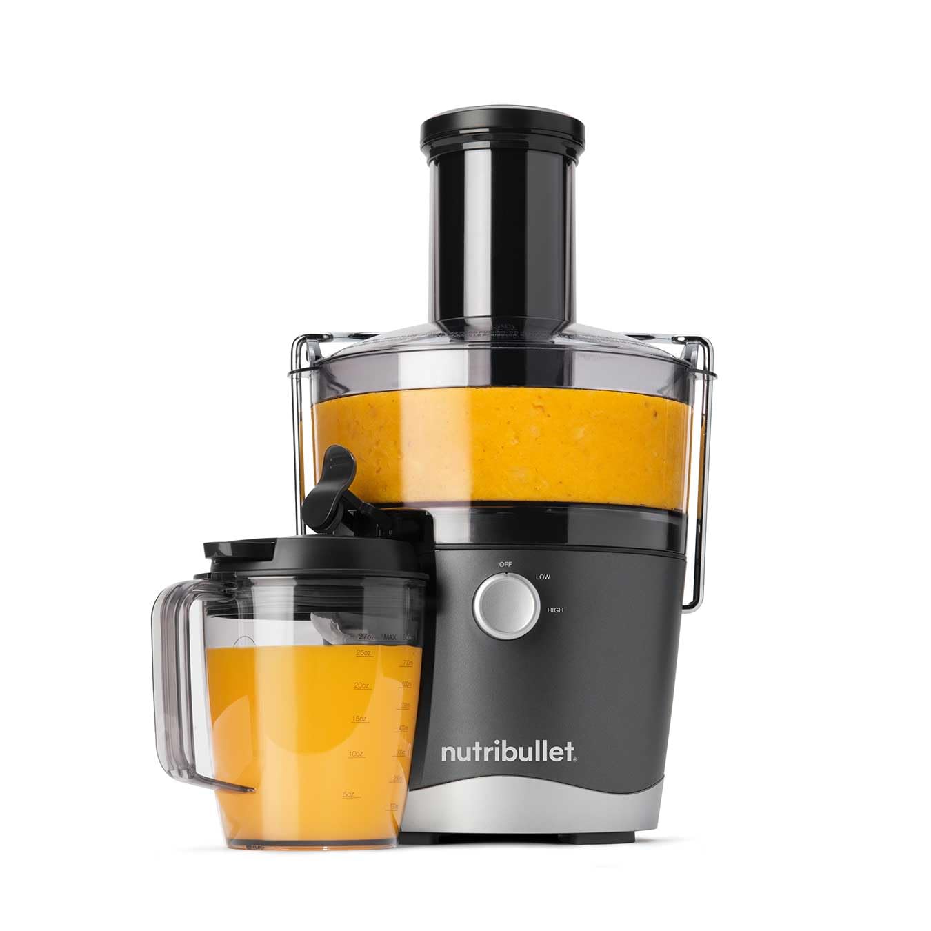 آبمیوه‌ گیری نوتری‌ بولت آمریکا آبمیوه‌گیری گریز از مرکز nutribullet Entsafter JB-BX044D-23 گرافیتی 800 وات