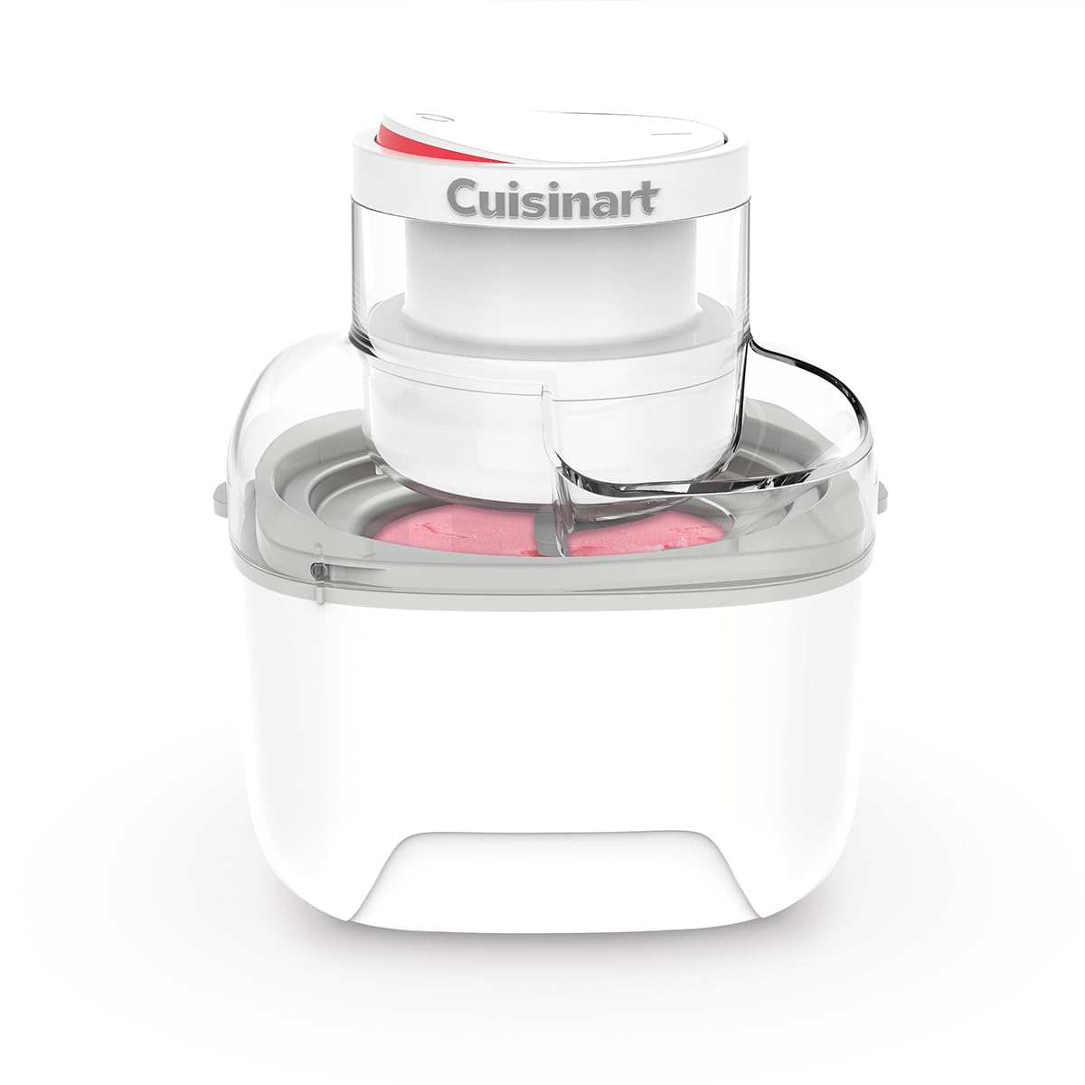 بستنی ساز Cuisinart Solo Scoops | دستگاه ژلاتو و بستنی خانگی در 25 دقیقه | شربت ساز | ماست ساز منجمد | جمع و جور، صرفه جویی در فضا | کاسه همزن 475 میلی لیتری | ICEM10
