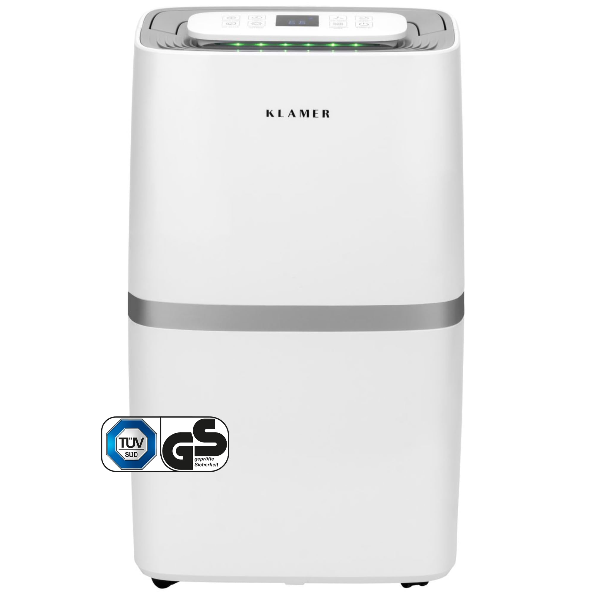 رطوبت گیر کلامر آلمان  لیتر KLAMER 20 گردش هوا 195 متر مکعب در ساعت، رطوبت گیر اتاق قدرتمند 420 وات، رطوبت گیر تا ظرفیت 5.5 لیتر
