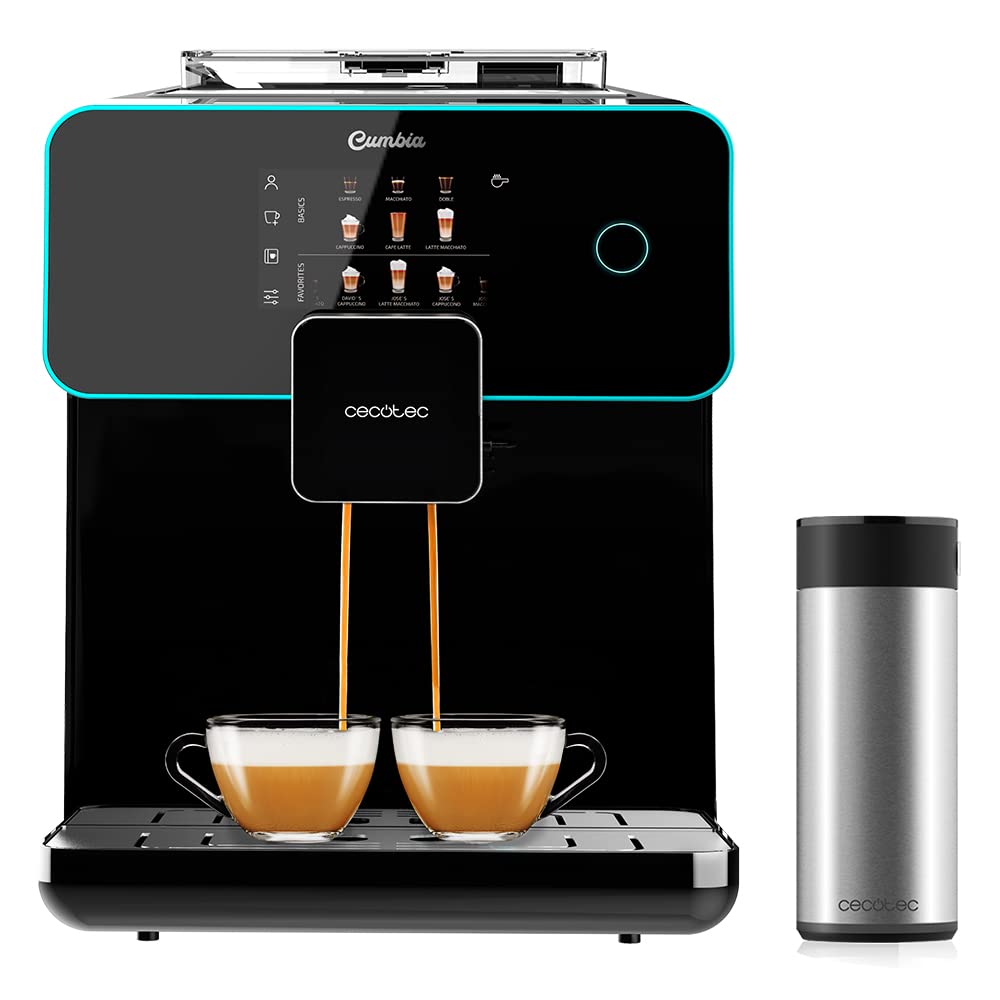 دستگاه اسپرسو ساز سوپر اتوماتیک سکوتک اسپانیا Cumbia Power Matic-ccino 9000 Series S به همراه آسیاب. ۱۵۰۰ وات، ۱.۷ لیتر، ۲۰ نوع نوشیدنی، سیستم قهوه سفارشی، ۱۹ بار، کنترل لمسی، مخزن شیر.