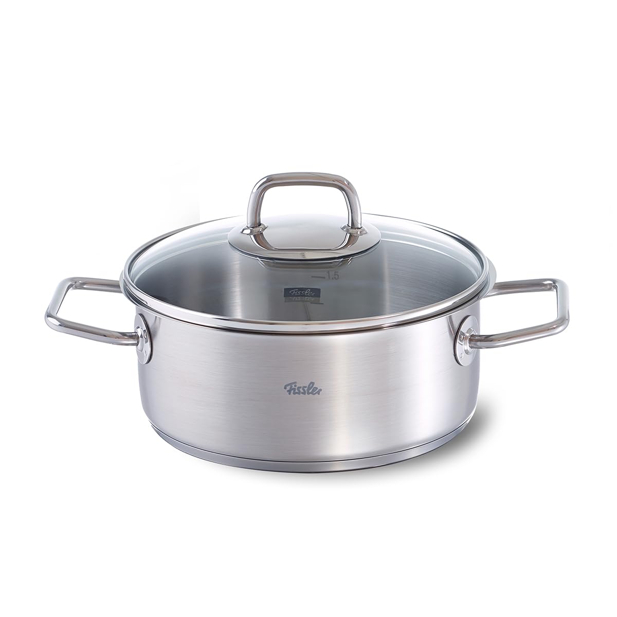 قابلمه تکی فیسلر Fissler Viseo 20cm 084-127-20-001/0، فولاد ضد زنگ، 20 سانتی متر، 32.0x27.0x15.5 سانتی متر