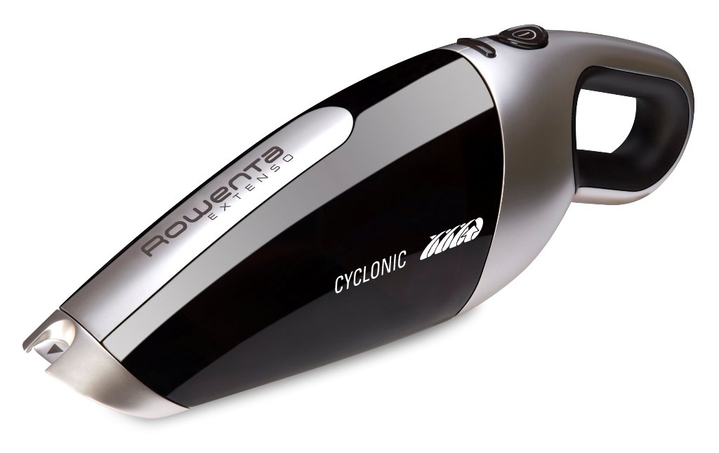 جاروبرقی دستی بی‌سیم Rowenta Extenso Cyclonic 7.2 V، ظرفیت گرد و غبار ۳۵۰ میلی‌لیتر، بی‌سیم، زمان کار ۱۶ دقیقه، نازل تلسکوپی یکپارچه مخصوص درزها، رنگ متالیک شکلاتی/مرواریدی، AC4769