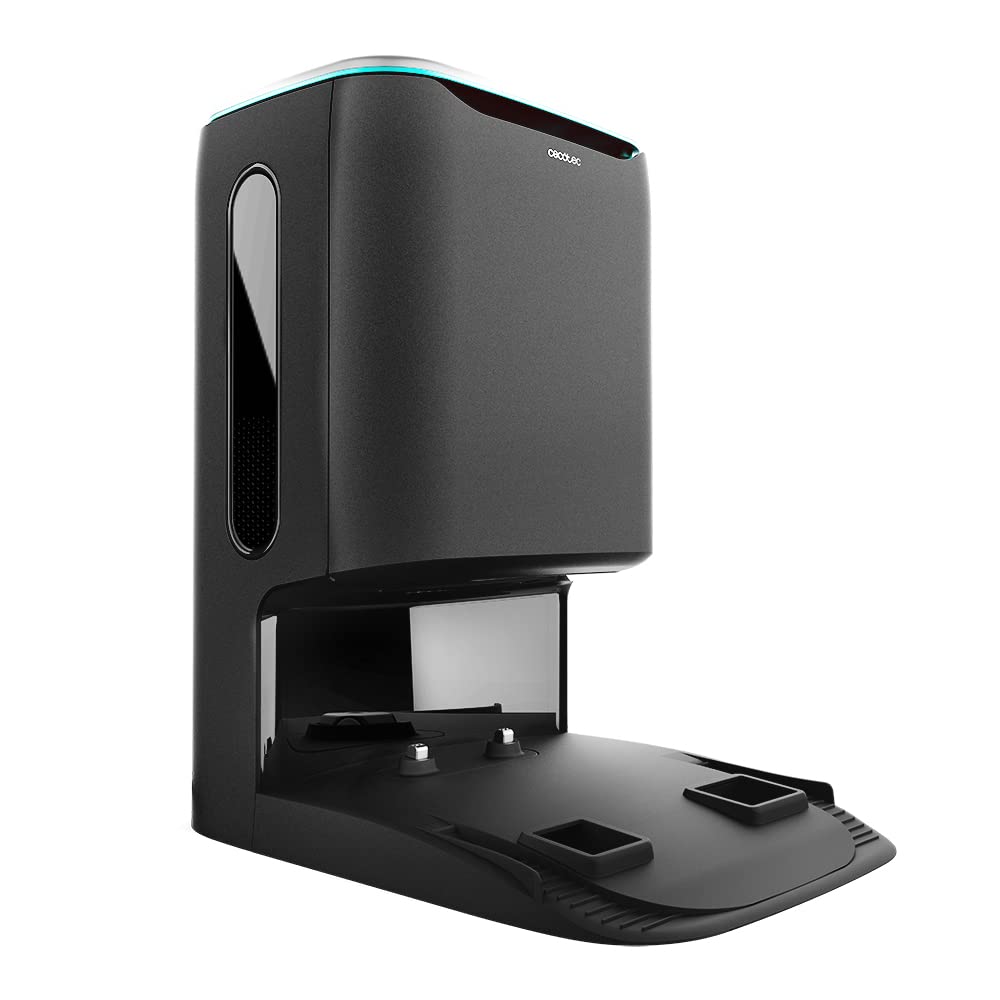 Cecotec Self Cleaning Base Conga Home 10000. سازگار با سری 8000 و 9000، تخلیه خودکار ربات، تمیز کردن بهداشتی، ذخیره سازی فشرده برای لوازم جانبی، 2.5 لیتر