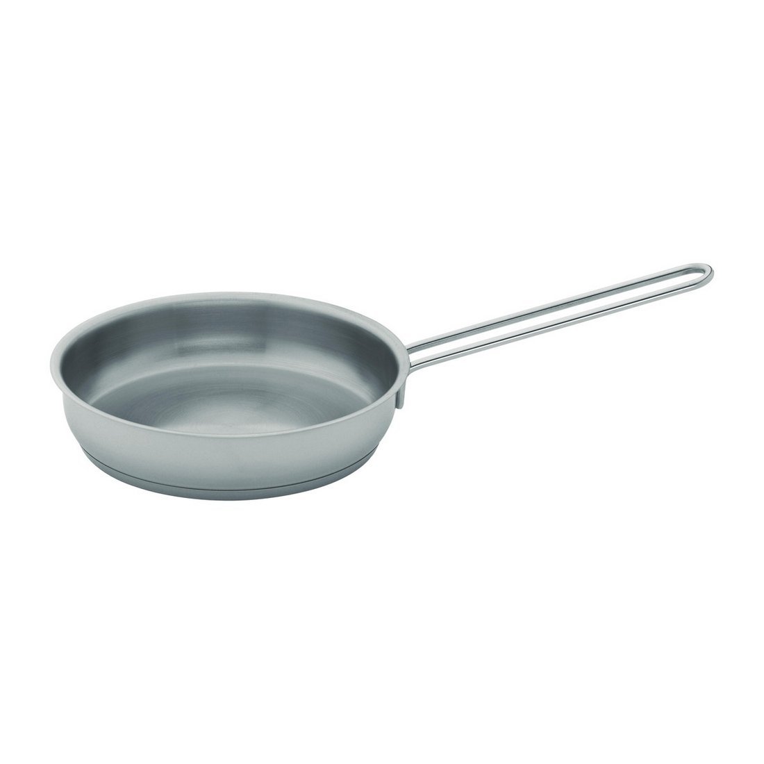 ماهیتابه فیسلر آلمان تابه فولادی ضد زنگ (Ø 16 سانتی متر - 0.5 لیتر) مینی قابلمه بدون روکش، ایده آل برای میان وعده های کوچک - القایی