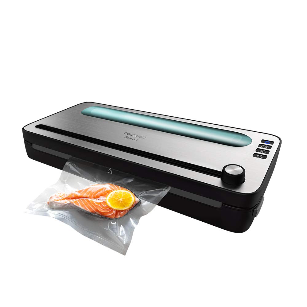 وکیوم خاتگی سکوتک اسپانیا Cecotec مدل FoodCare Seal VAc 600، فشار خلاء آسان، 10 ثانیه، 60 کیلوپاسکال.