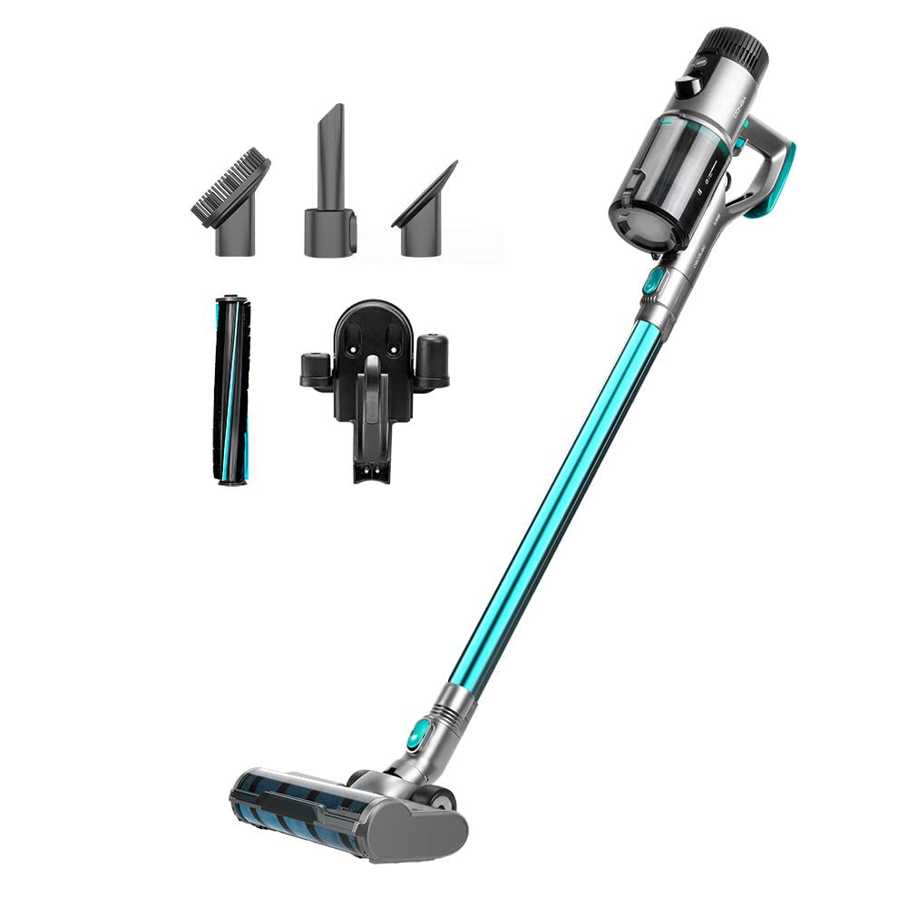 جارو شارژی Cecotec Conga Rockstar 880 Advance. 480 وات و 30 کیلو پاسکال، 3 در 1 با موتور دیجیتال، جالیسکو و برس چند منظوره، 150 AW، 100 دقیقه استقلال، 3 حالت، لوازم جانبی