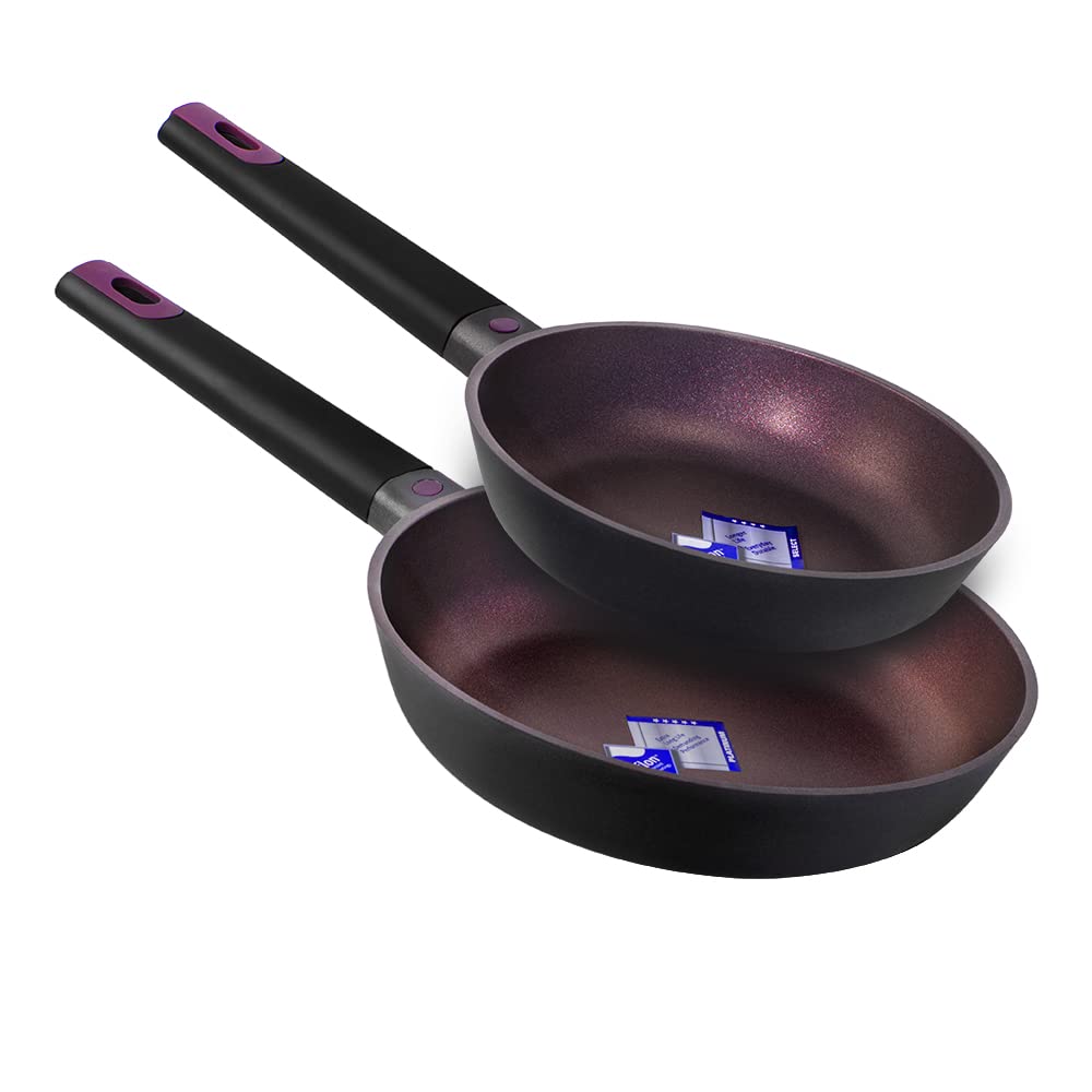 سرویس ماهیتابه سکوتک اسپانیا Cecotec مدل Polka Platinum 20-24-28 Bucket Set Thunder (مجموعه Experience، 20-24 سانتی‌متر)