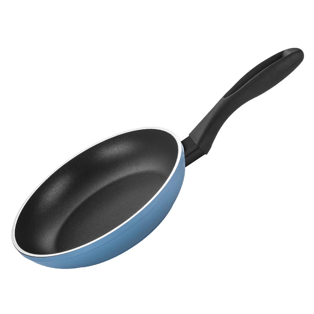 ماهیتابه القایی فاگور اسپانیا ماکسیما 26 سانتی‌متر، آلومینیوم فورج شده، ضخامت 4 میلی‌متر، پوشش نچسب XYLAN PLUS سازگار با محیط زیست بدون PFOA، مناسب برای انواع اجاق گاز، سرامیک شیشه‌ای، گاز، ماشین ظرفشویی، آبی