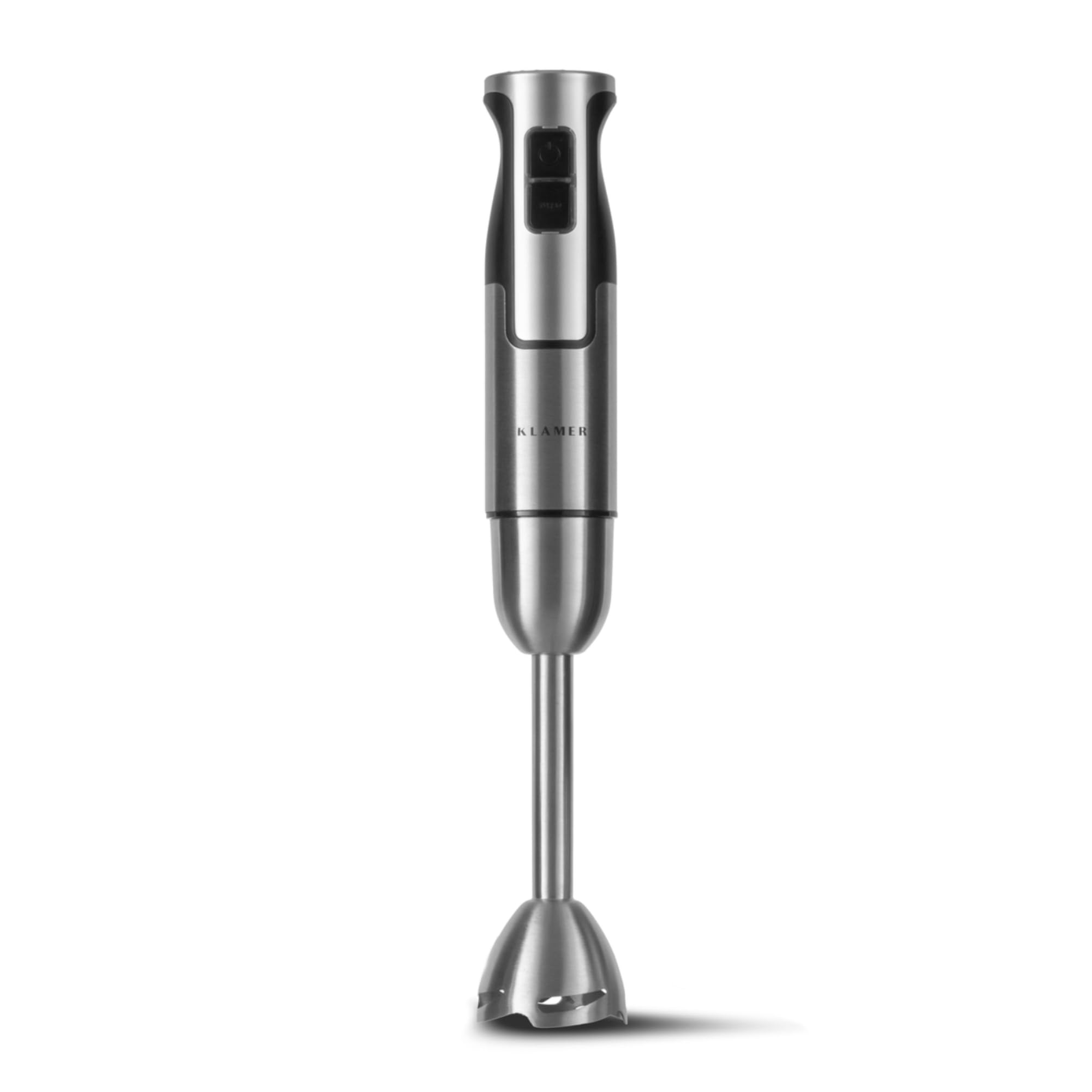 گوشت کوب برقی کلامر آلمان 800 وات KLAMER ، مخلوط کن 4 در 1 استیل ضد زنگ با سرعت بدون پله و عملکرد توربو