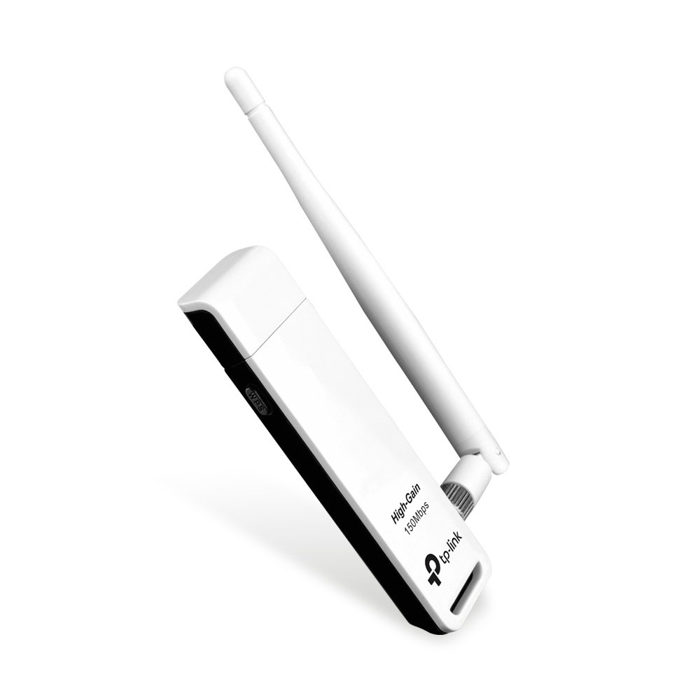 آداپتور USB بی‌سیم پرسرعت TP-Link TL-WN722N، سازگار با ویندوز 11/10/8.1/8/7/XP، مک او اس 10.15 و نسخه‌های قدیمی‌تر، آداپتور USB بی‌سیم N150 با سرعت 150 مگابیت بر ثانیه برای لینوکس