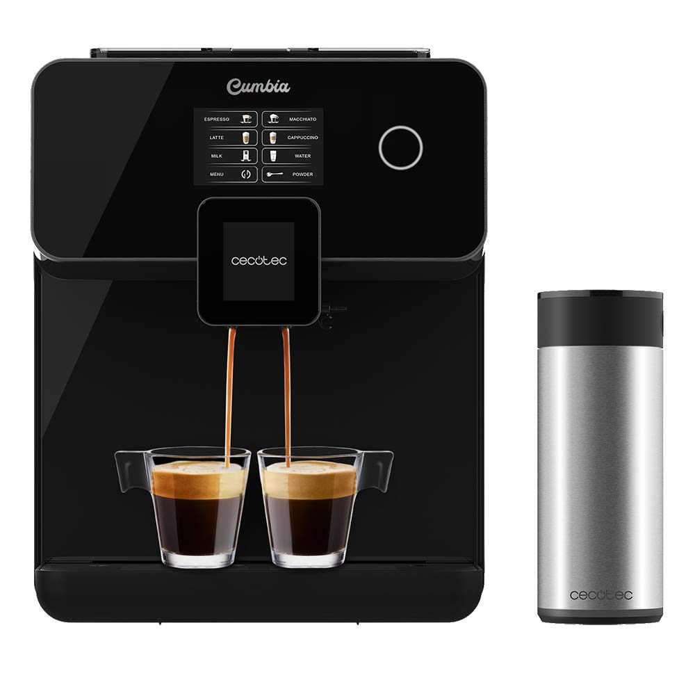 اسپرسو ساز سکوتک اسپانیا Power Matic-ccino 8000 Touch Black Series S. ۱۴۰۰ وات، صفحه لمسی، سیستم تمام کاپوچینو و قهوه، قابل تنظیم، ۱۹ بار، مخزن شیر