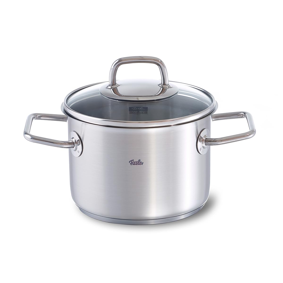 قابلمه تکی فیسلر Fissler Viseo / استیل ضد زنگ (2.1 لیتر - Ø 16 سانتی متر) قابلمه با درب شیشه ای، مقیاس داخلی، لبه ریختن، قابلمه القایی، صرفه جویی در انرژی، برای انواع اجاق ها - از جمله القایی