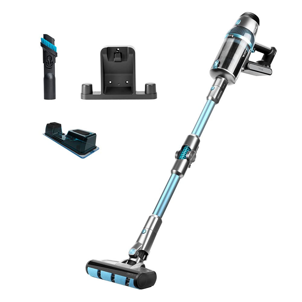 جاروبرقی Cecotec Digital Conga Rockstar 1700 X-Treme ErgoWet Cordless Stick، 4 در 1، موتور دیجیتال، برس جالیسکو، 680 وات و 26 کیلو پاسکال، 230 AW، 75 دقیقه استقلال، 4 حالت، مخزن آب