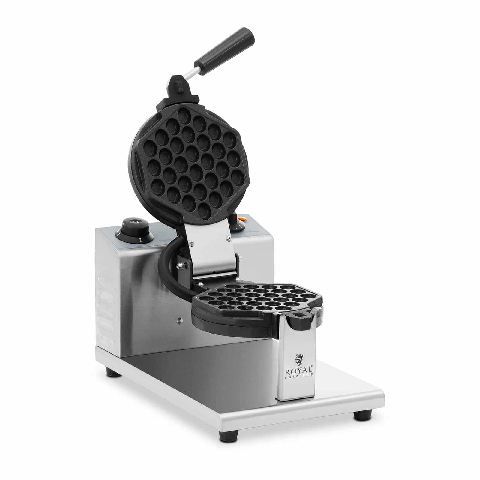 دستگاه وافل ساز گرد Royal Catering RCWM-1200-R2 با توان 1200 وات