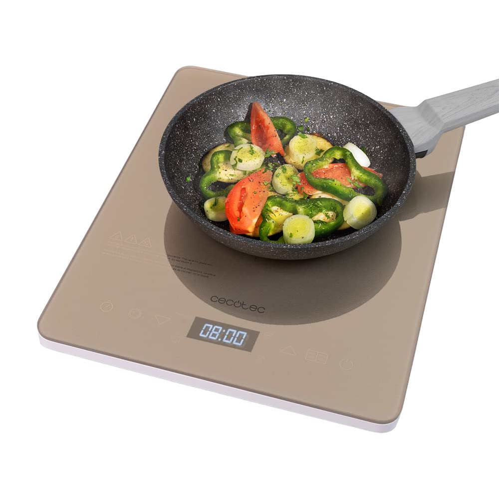 اجاق برقی تک شعله سکوتک اسپانیا Induktionskochfeld Cecotec 08014 2000W (بازسازی شده با درجه A+) (الماس)