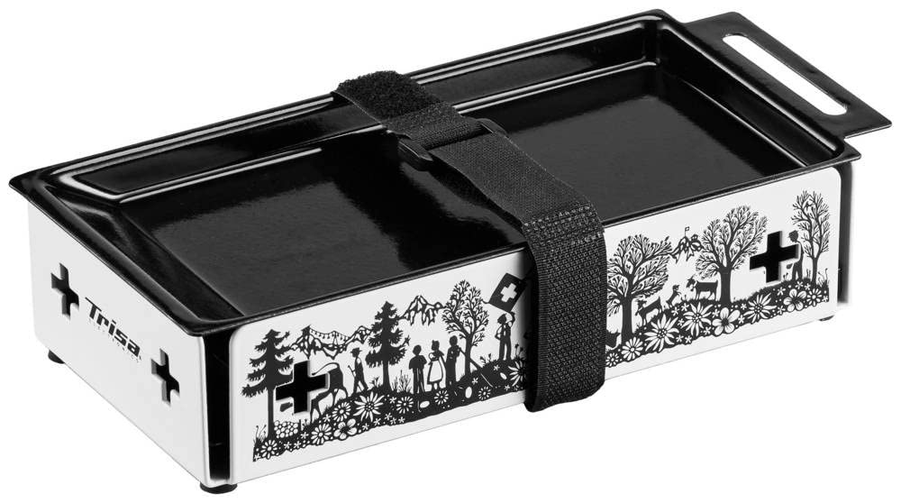 ست آشپزخانه تریزا سوئیس مدل راکلت، سفید، مشکی