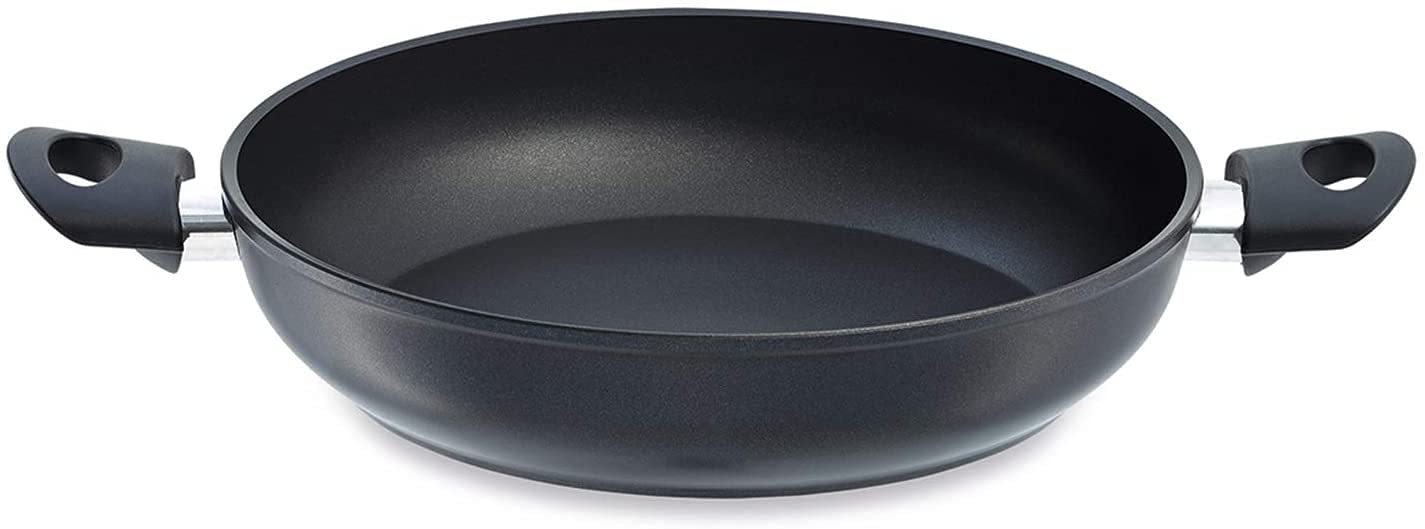 ماهیتابه فیسلر Fissler Cenit / آلومینیومی (Ø 28 سانتی متر – 3.1 لیتر) ماهیتابه روکش دار، ماهیتابه نچسب، انواع اجاق گاز – از جمله القایی، مشکی