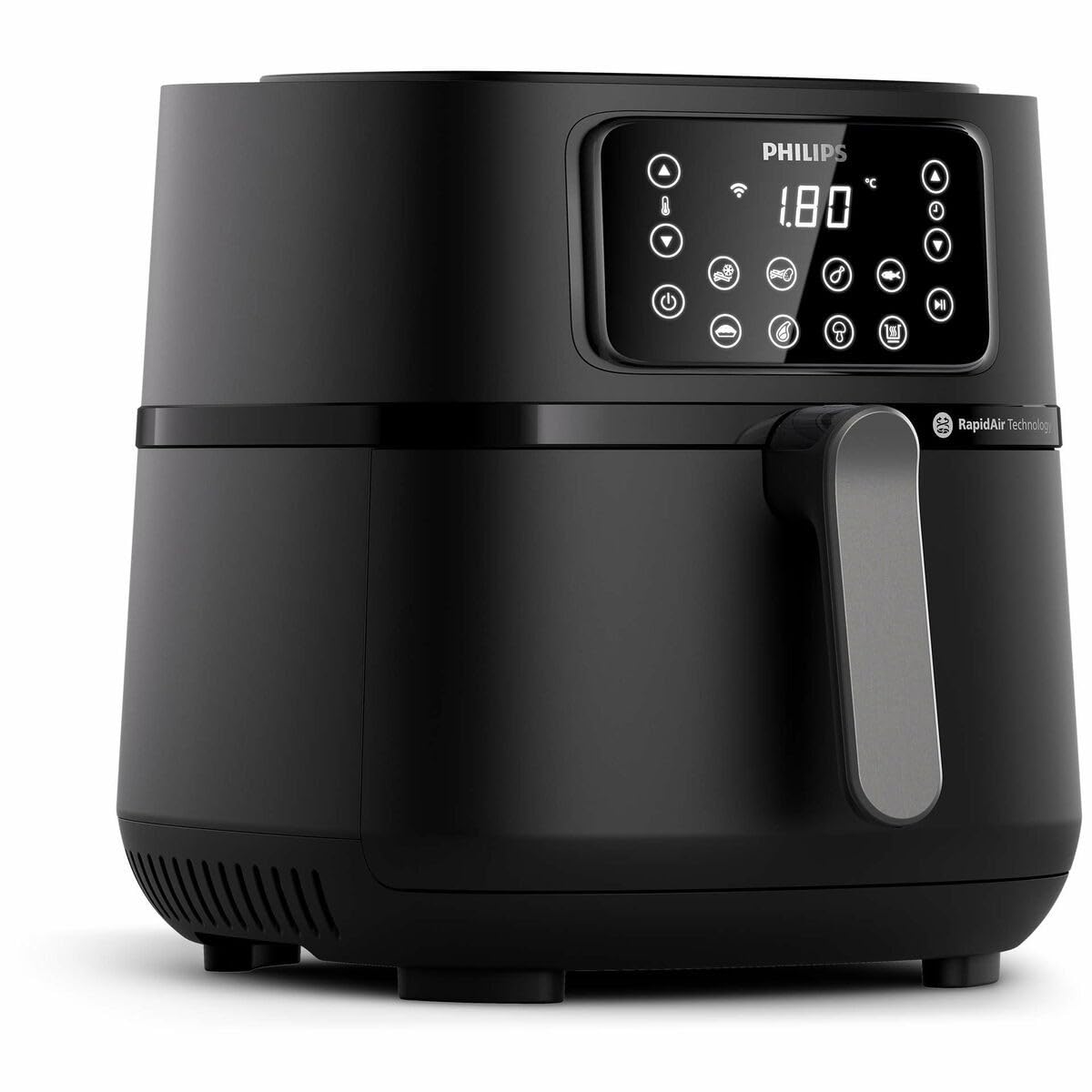 سرخ کن هوای گرم فیلیپس هلند  HD9285/93 Airfryer XXL متصل، شوارتز/دانکلسیلب