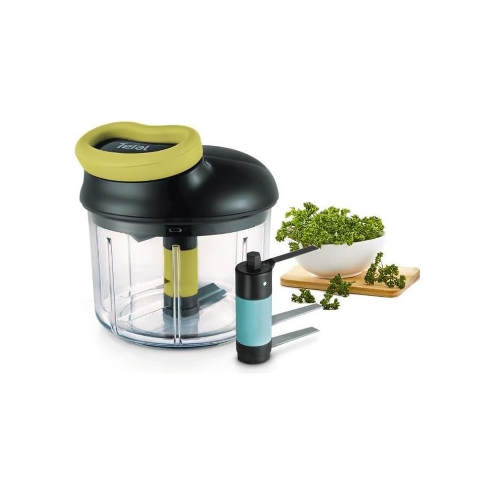 خردکن 5 ثانیه ای تفال K1321224 Handschere 5 Seconds Engineering، تیغه یخ توری خرد شده، مشکی، Grün، شفاف، 900 میلی لیتر