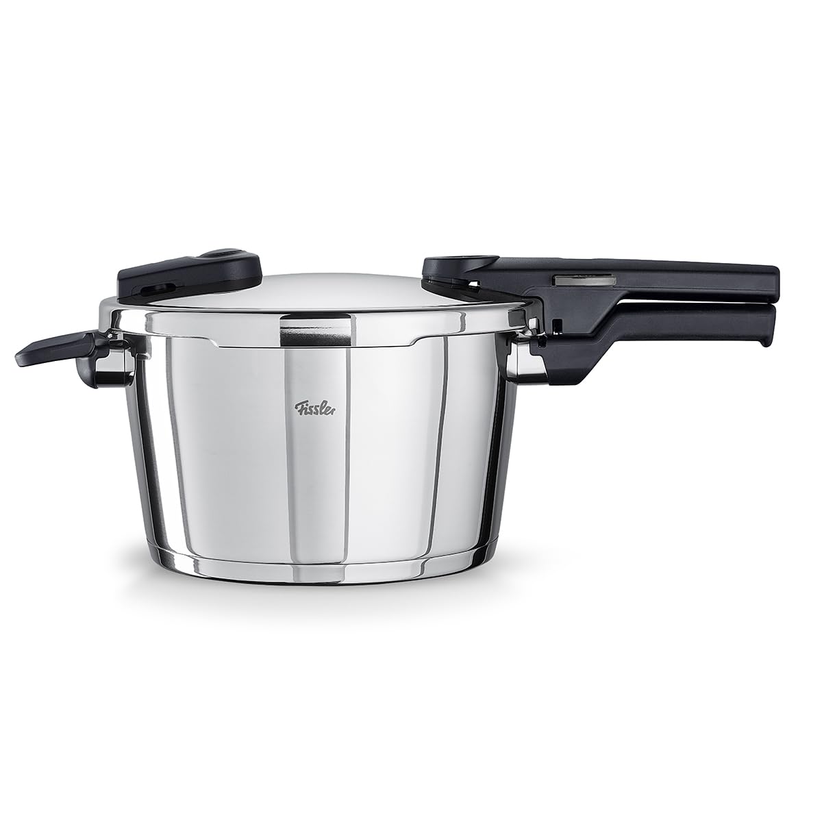 زودپز فیسلر آلمان Fissler Vitaquick (4.5 لیتر، Ø 22 سانتی متر) زودپز استیل ضد زنگ، 2 سطح پخت، شامل داخل، ساخت آلمان - القایی