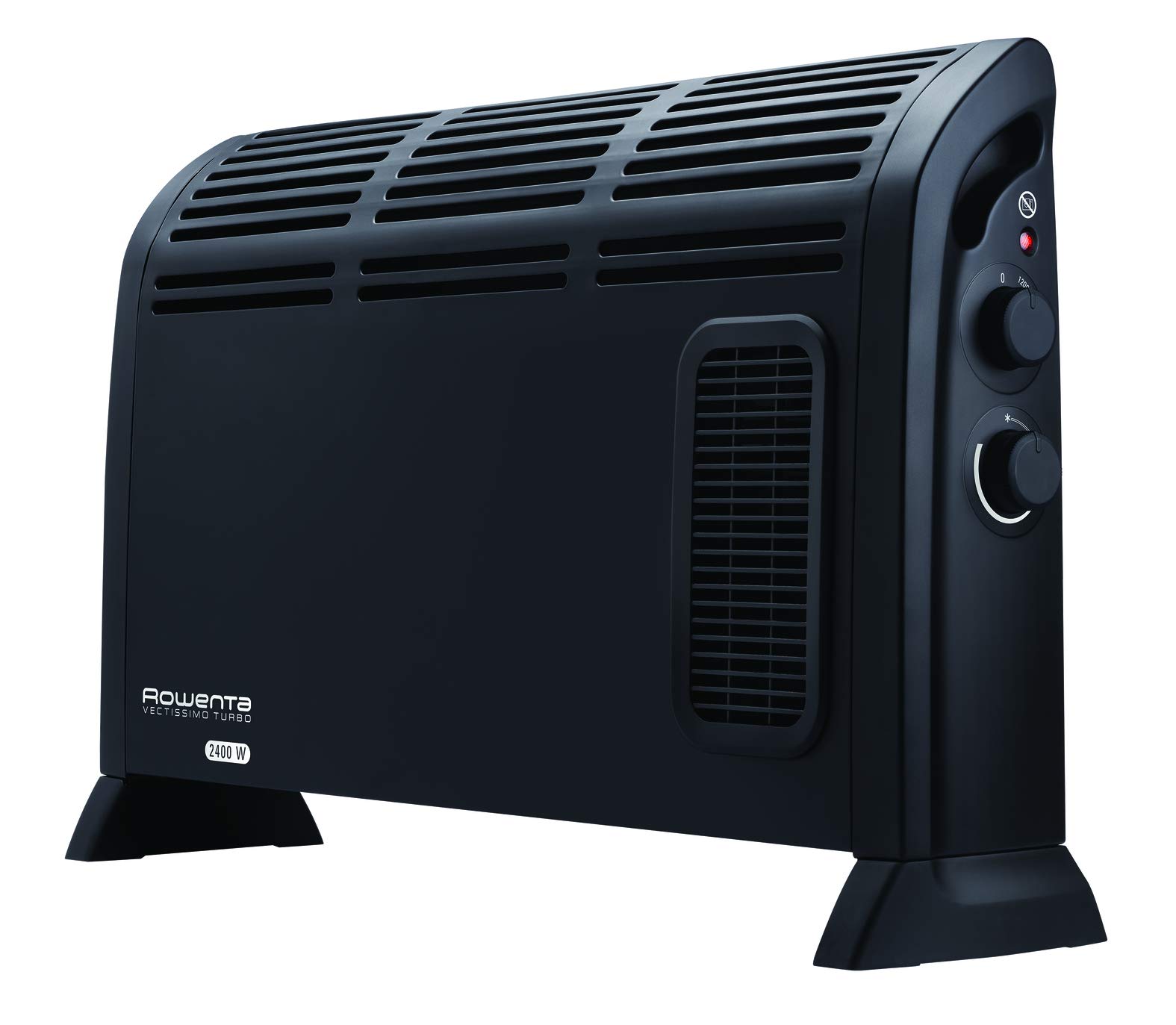 بخاری فن دار روونتا CO3035 وکتیسیمو | دو سطح قدرت | بخاری برقی | داخلی | برای اتاق های 25 متر مربعی، مشکی تا 25 متر مربع | بخاری