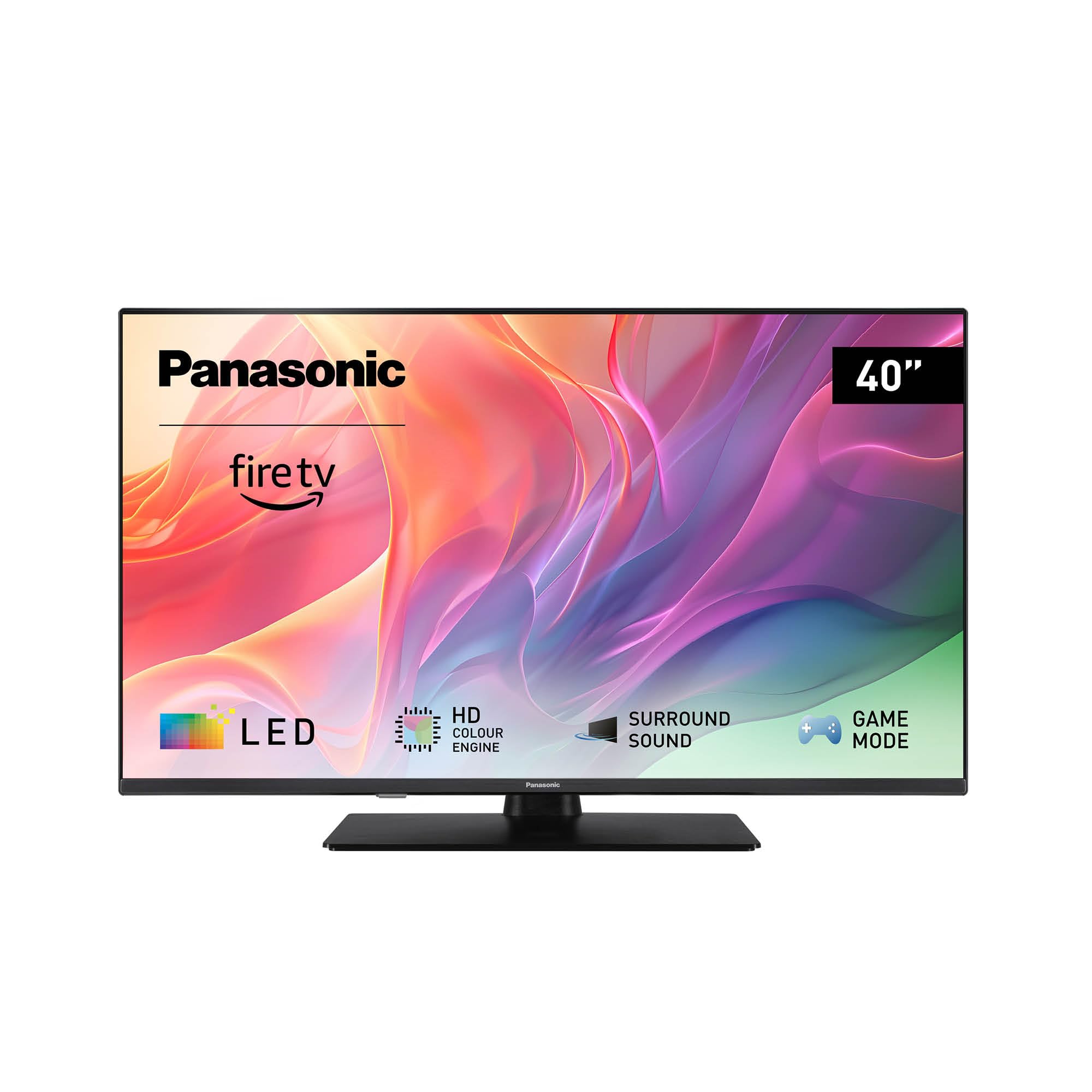 تلویزیون هوشمند پاناسونیک مدل TV-40S55AEZ، سری S55A، سایز 40 اینچ، کیفیت Full HD، مدل 2024، دارای سیستم Fire TV، موتور رنگ HD، HDR، کنترل صوتی Alexa، حالت بازی، پخش کننده چندرسانه‌ای، برای یک تجربه بصری استثنایی، سایز FHD 40 اینچ