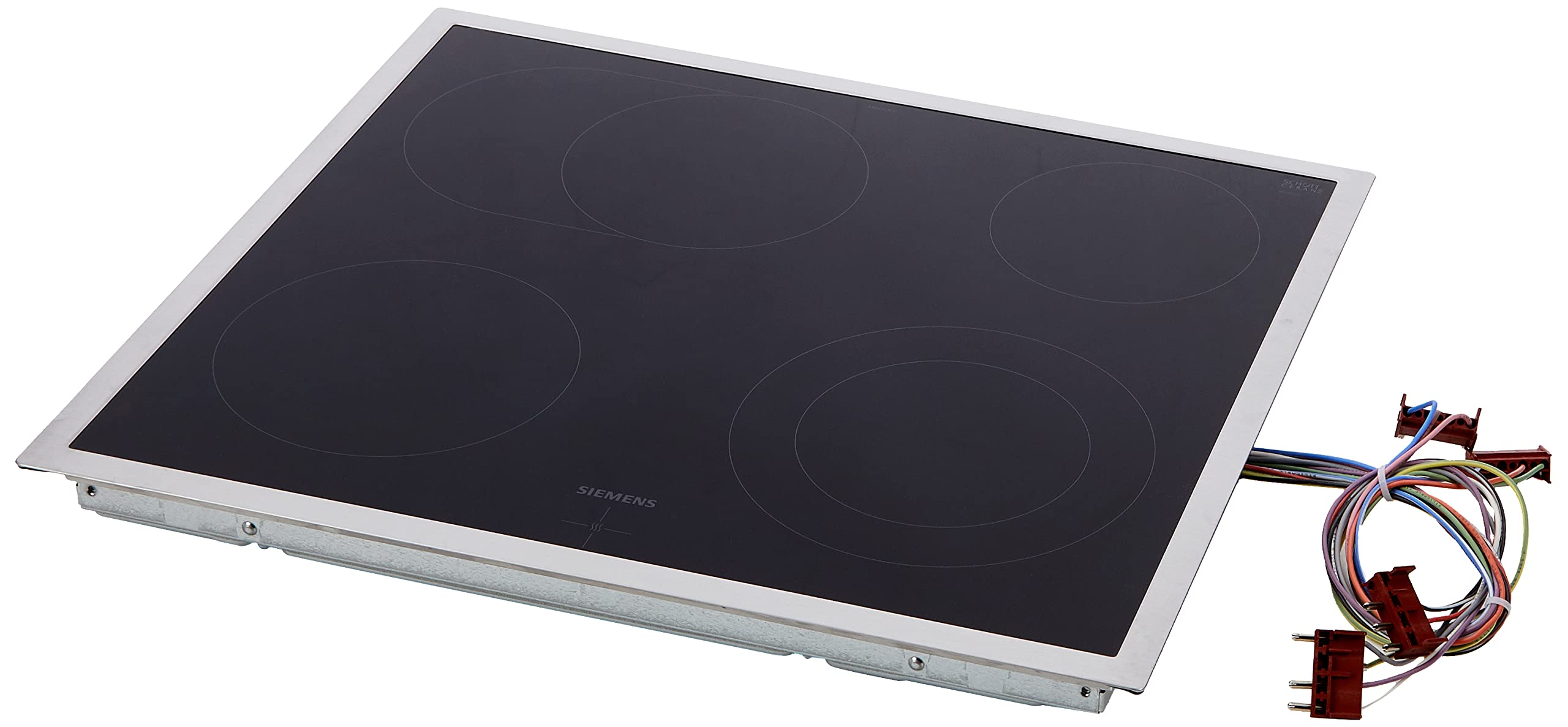اجاق گاز برقی زیمنس iQ300 مدل EA645GN17، قابل نصب روی اجاق گاز، 60 سانتی‌متر، قاب روکار، 4 منطقه پخت سریع، منطقه برشته کردن و منطقه دو دایره‌ای
