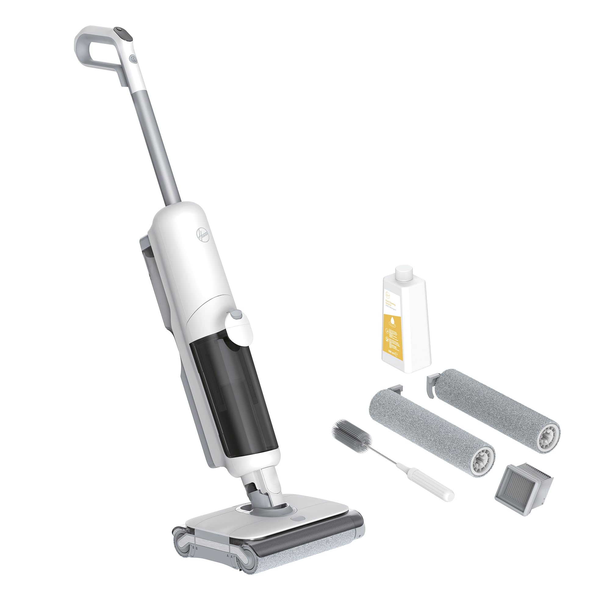 جارو شارژی مرطوب و خشک هوور آمریکا |. جارو برقی با باتری با 2 غلتک برای کف های سخت |