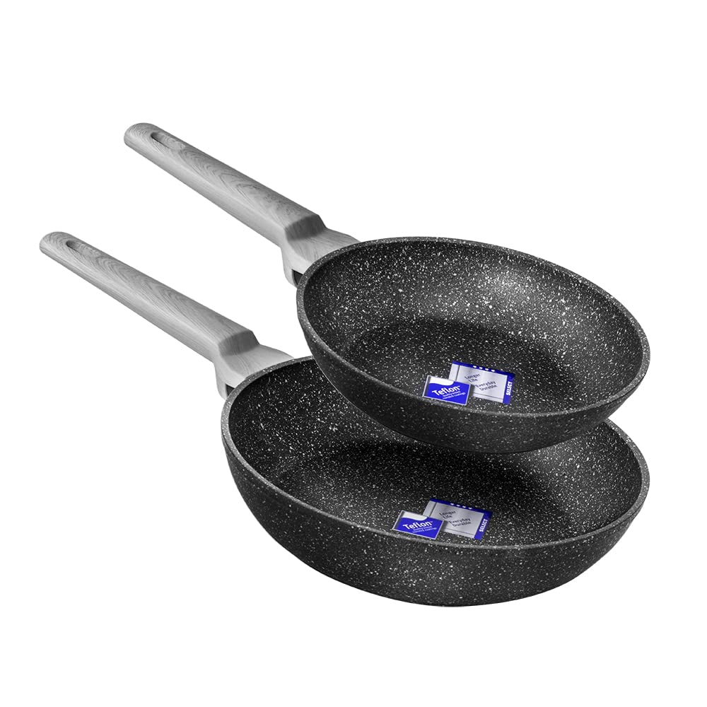 سرویس ماهیتابه سکوتک اسپانیا Cecotec مدل Polka Platinum 20-24-28 Bucket Set Thunder (مجموعه اختصاصی، 20-24 سانتی‌متر)