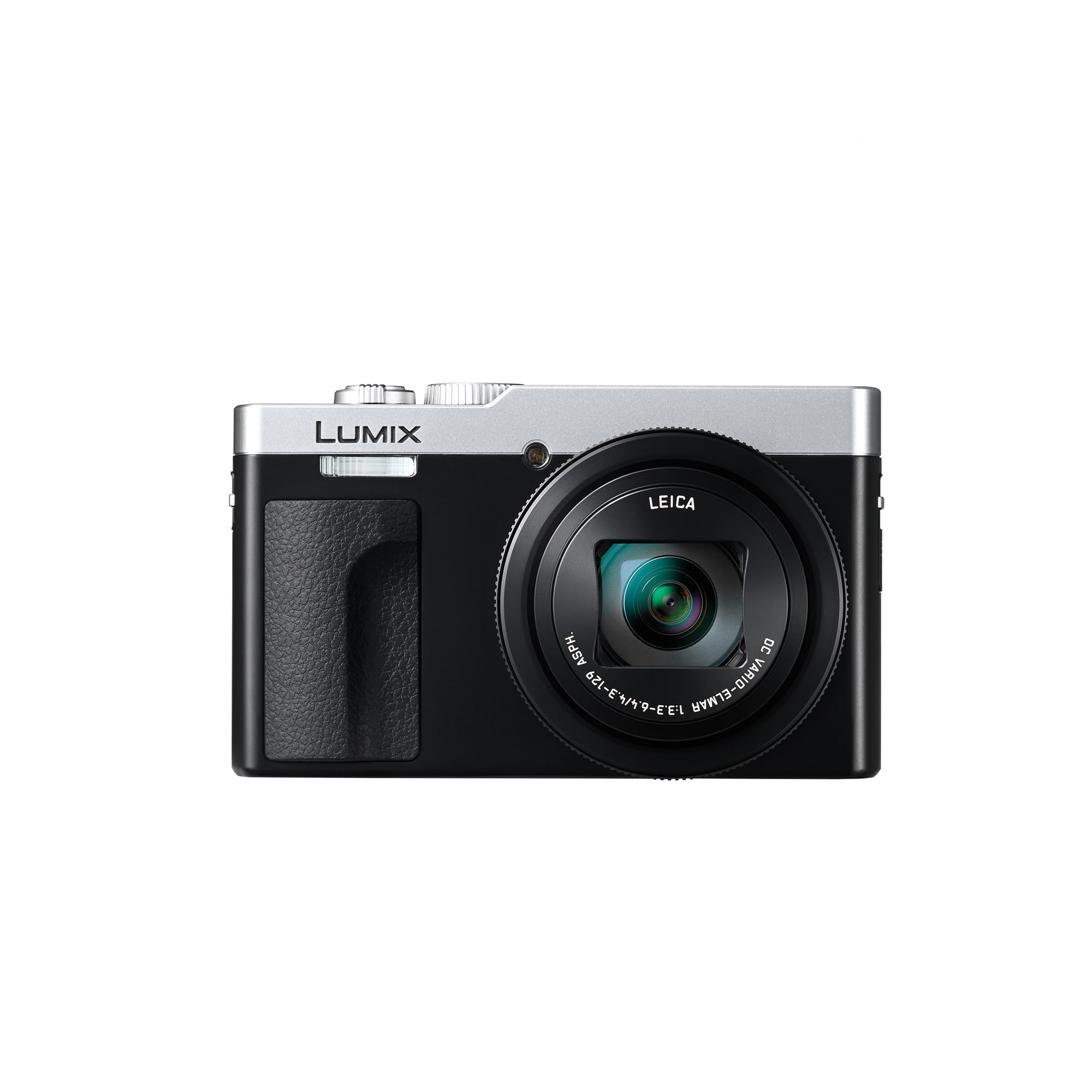 دوربین زوم مسافرتی کامپکت پاناسونیک LUMIX DC-TZ99E-S، لنز Leica DC، زوم 30 برابر، 24-720 میلی‌متر، 20.3 مگاپیکسل، OIS، فیلمبرداری 4K 30p، مانیتور متحرک 7.6 سانتی‌متری، وای‌فای، بلوتوث، نقره‌ای