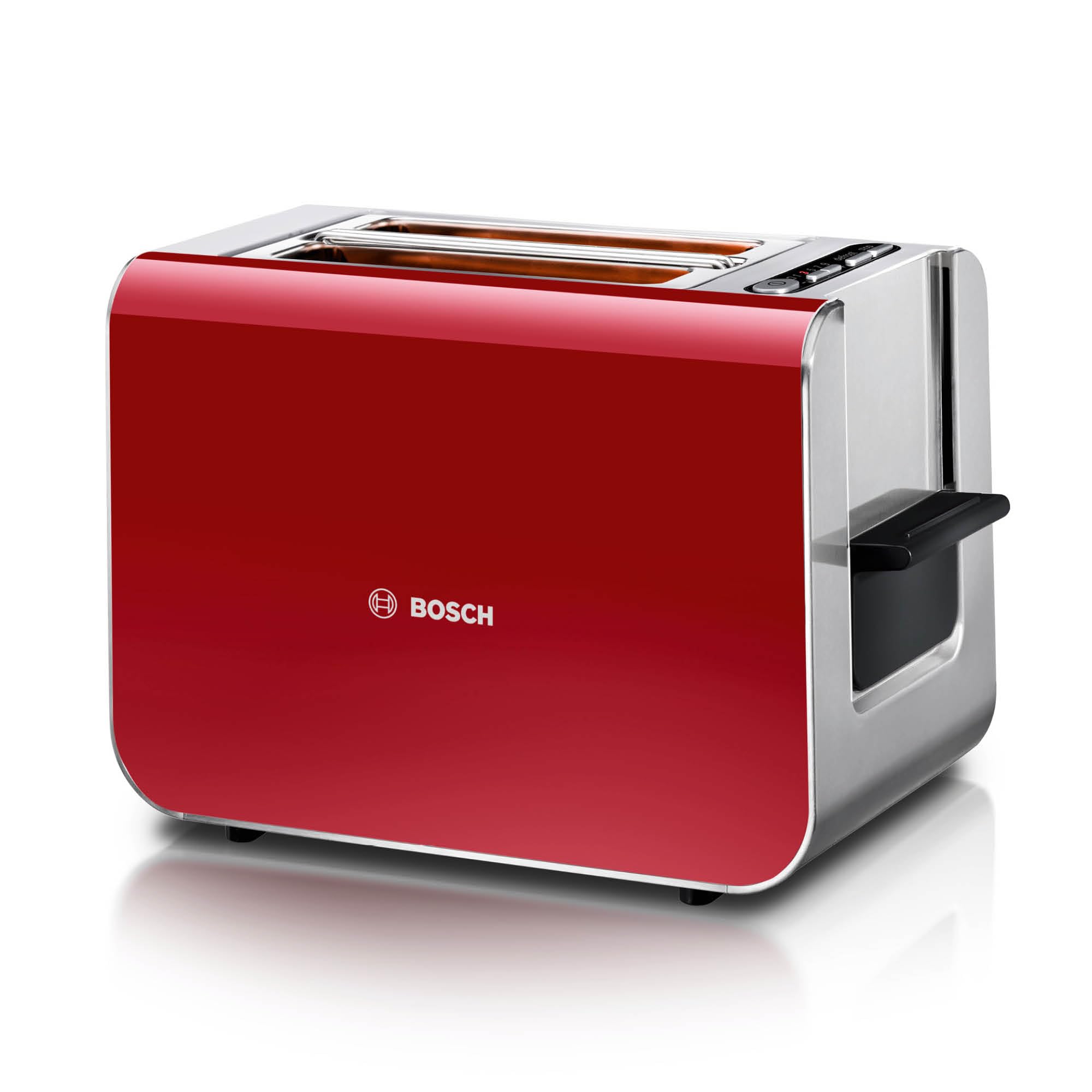 توستر بوش آلمان Bosch TAT8614N، گرمکن نان یکپارچه، عملکرد بالابر، عملکرد یخ زدایی، خاموش شدن خودکار، 800 وات